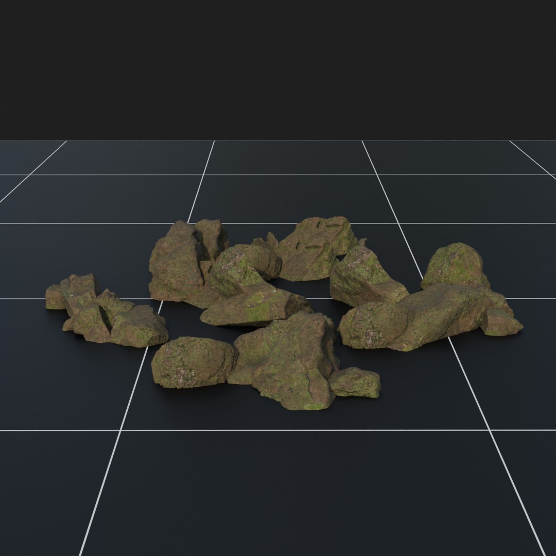 Mossy rocks